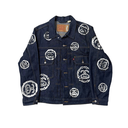 Veste en Jean Denim Tears x Stussy