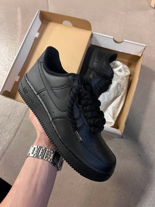 Air Force 1 Triple Black Lacet Corde Black