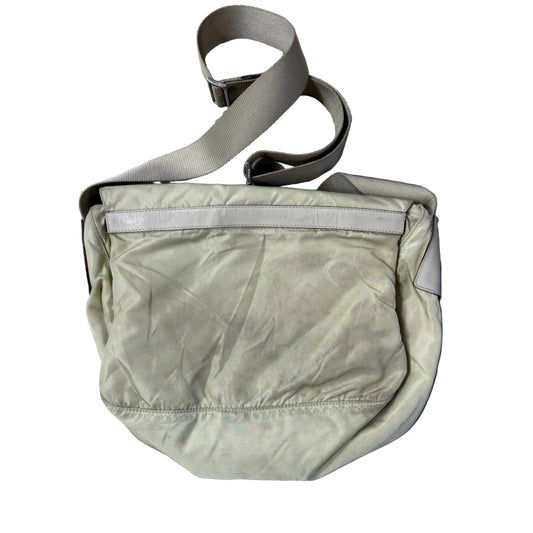 Sacoche Prada Messenger Bag Beige double strap