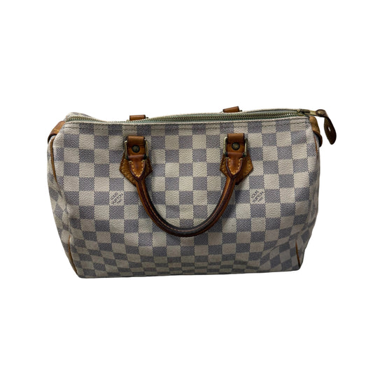 Louis Vuitton Speedy 35 Blanc Damier