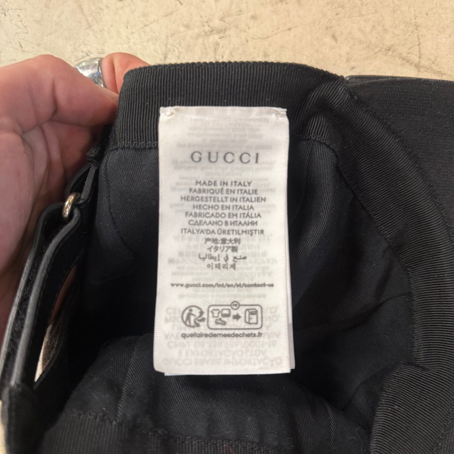 Casquette Gucci Noir