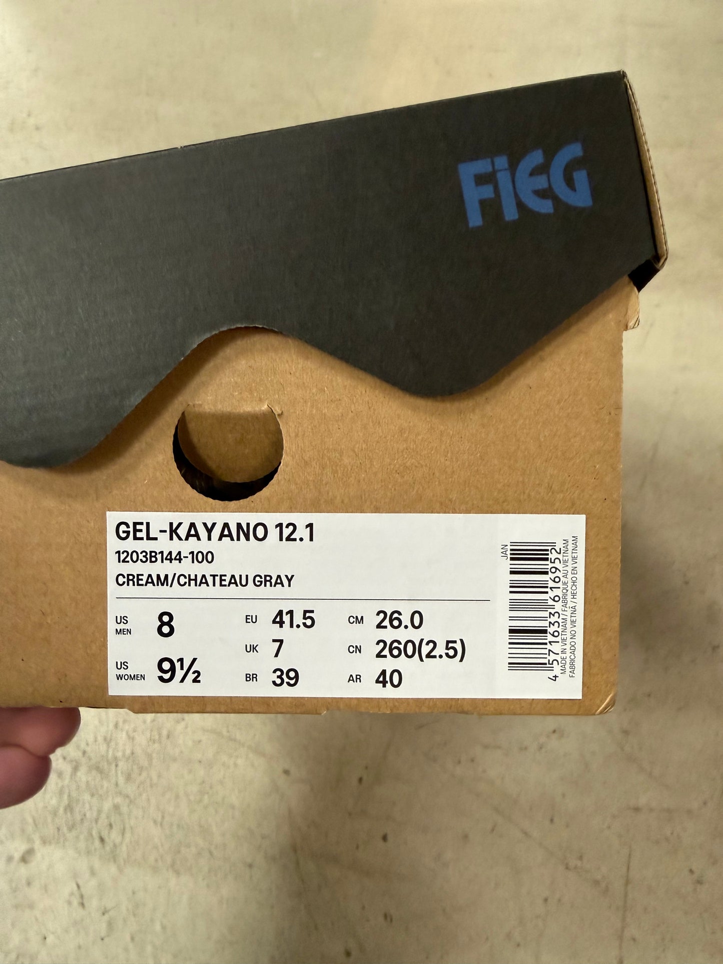 Asics Kayano 12 x Kith 41,5