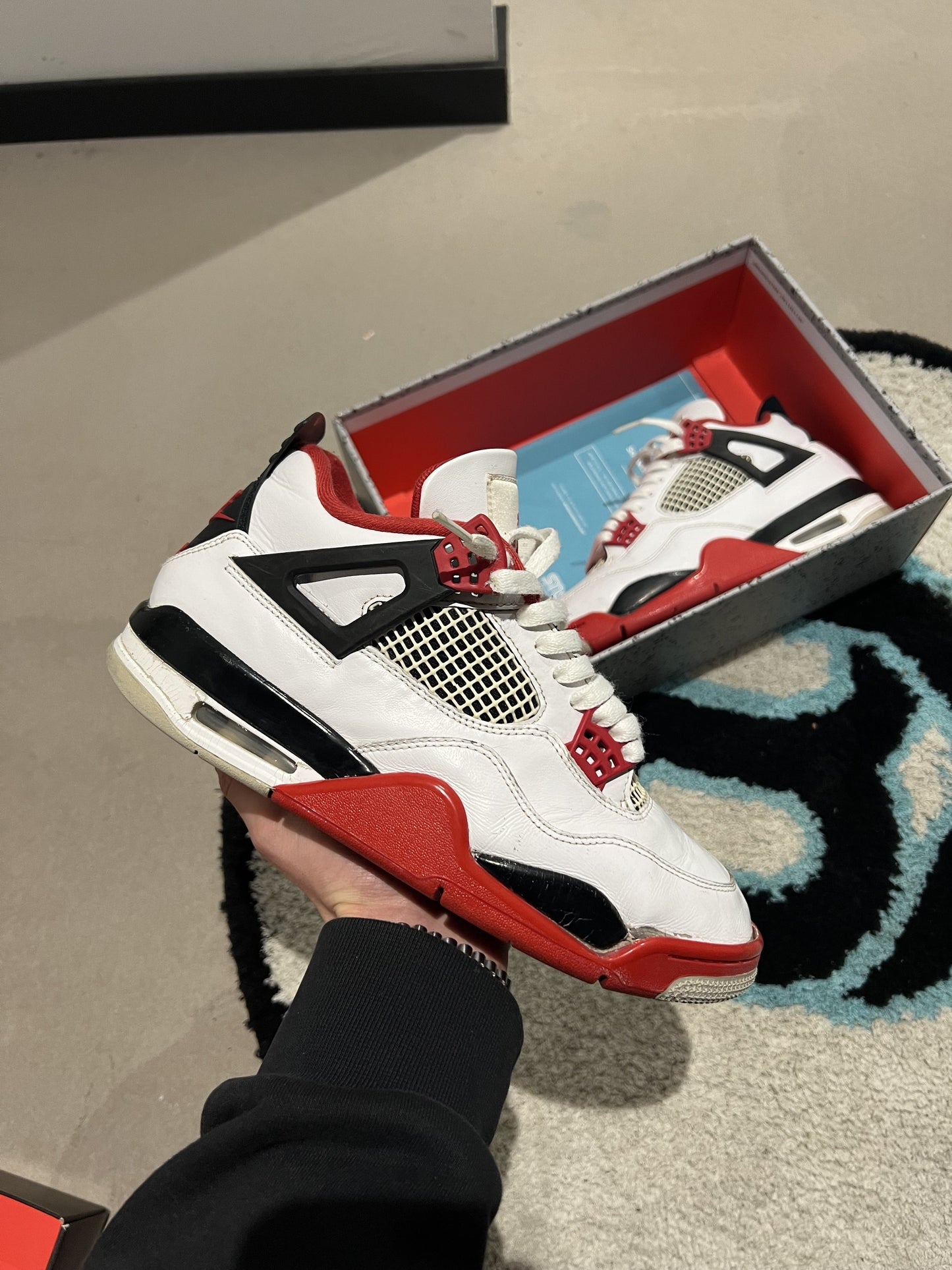 Jordan 4 Fire Red 42