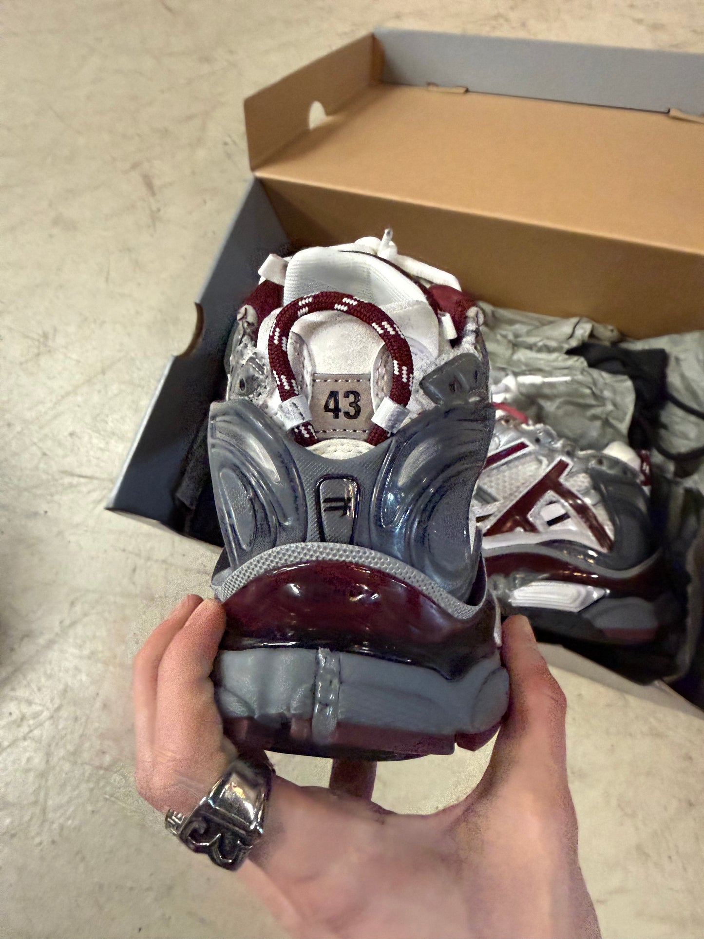 Balenciaga Runner Bordeaux 43