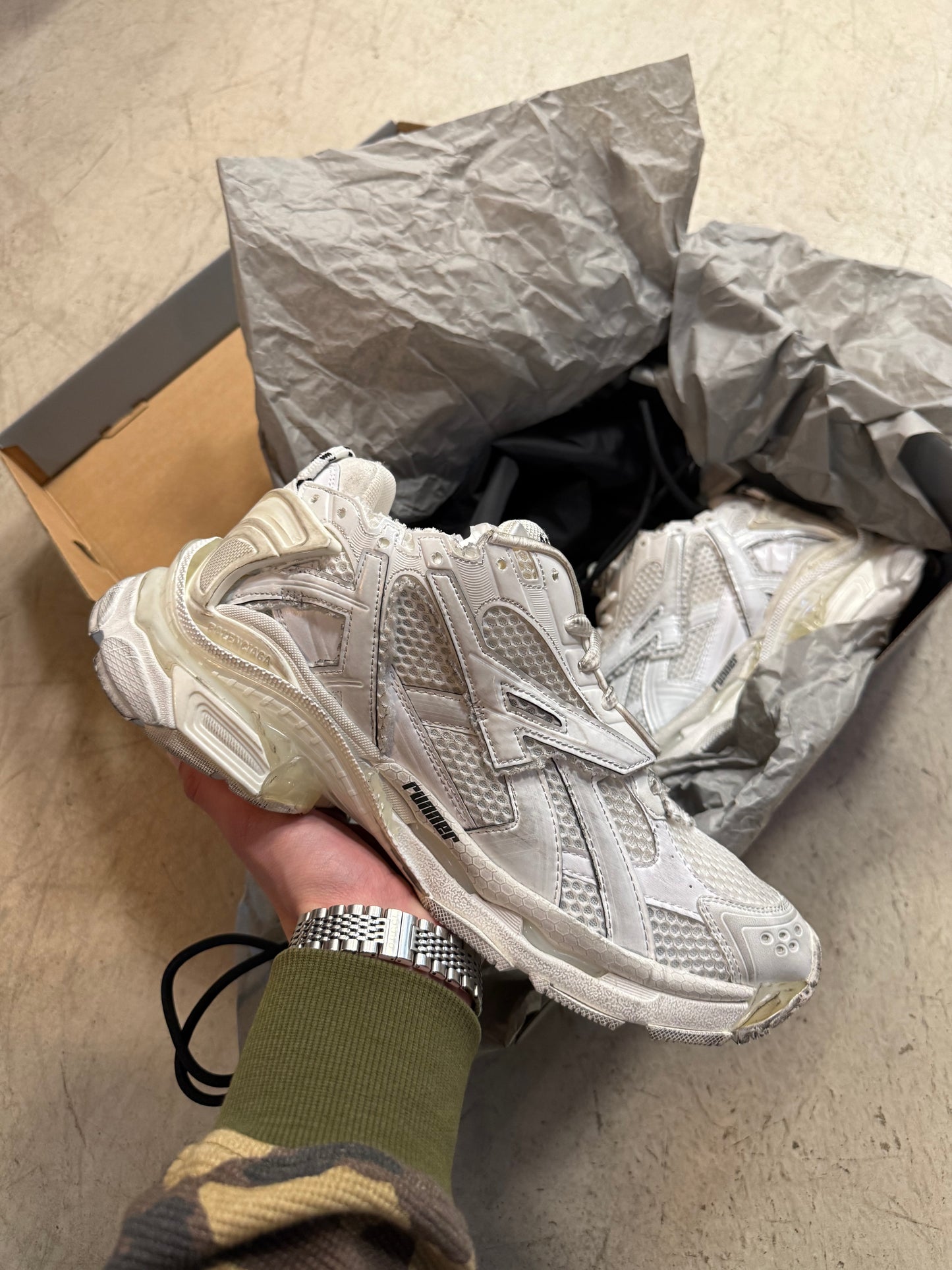 Balenciaga Runner White