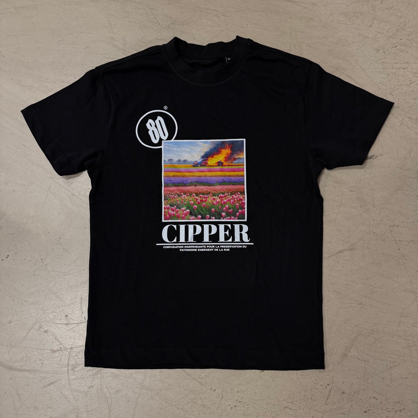 Tee Shirt 80cipper flamme