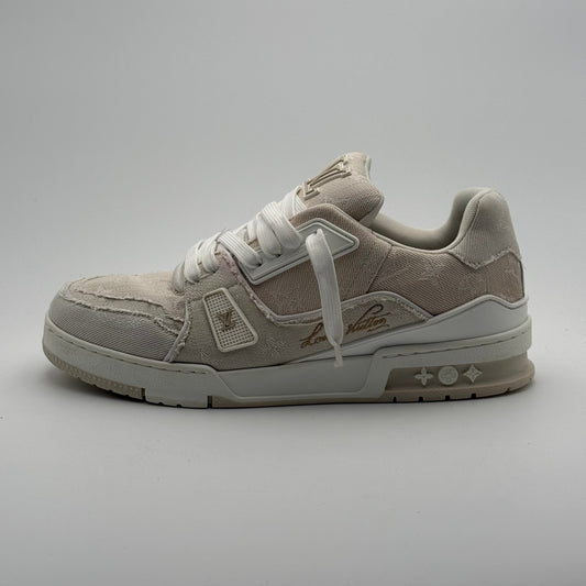 Louis Vuitton Trainer Beige 43