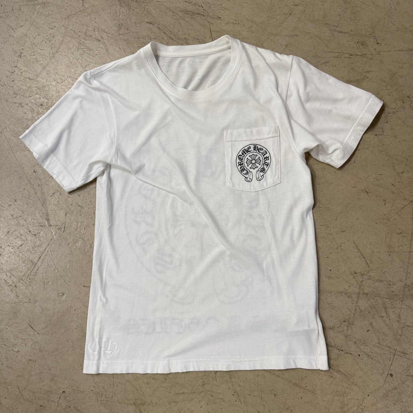 Tee Shirt Chrome Hearts Los Angeles Blanc