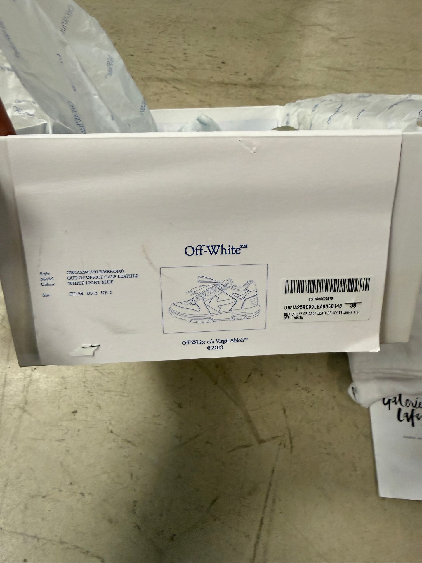 Off White Out Of Office UNC 38