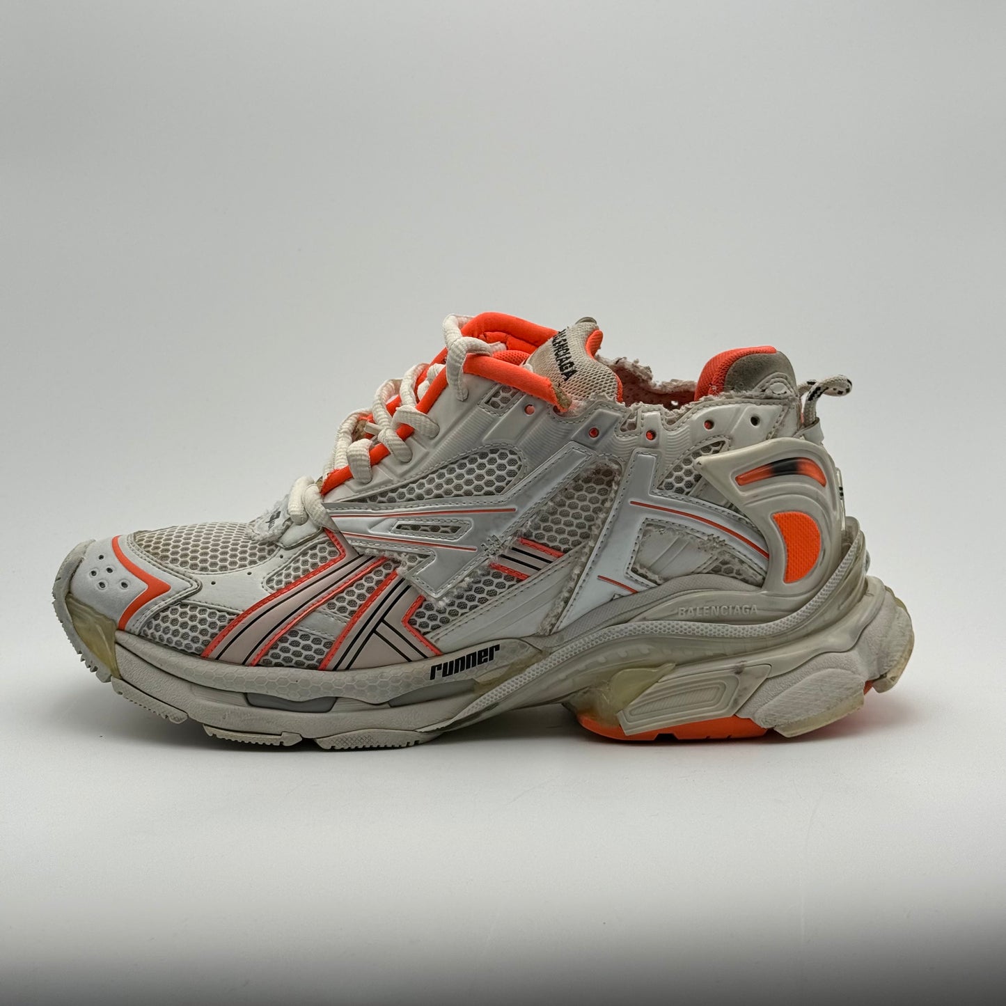 Balenciaga Runner White Orange 45