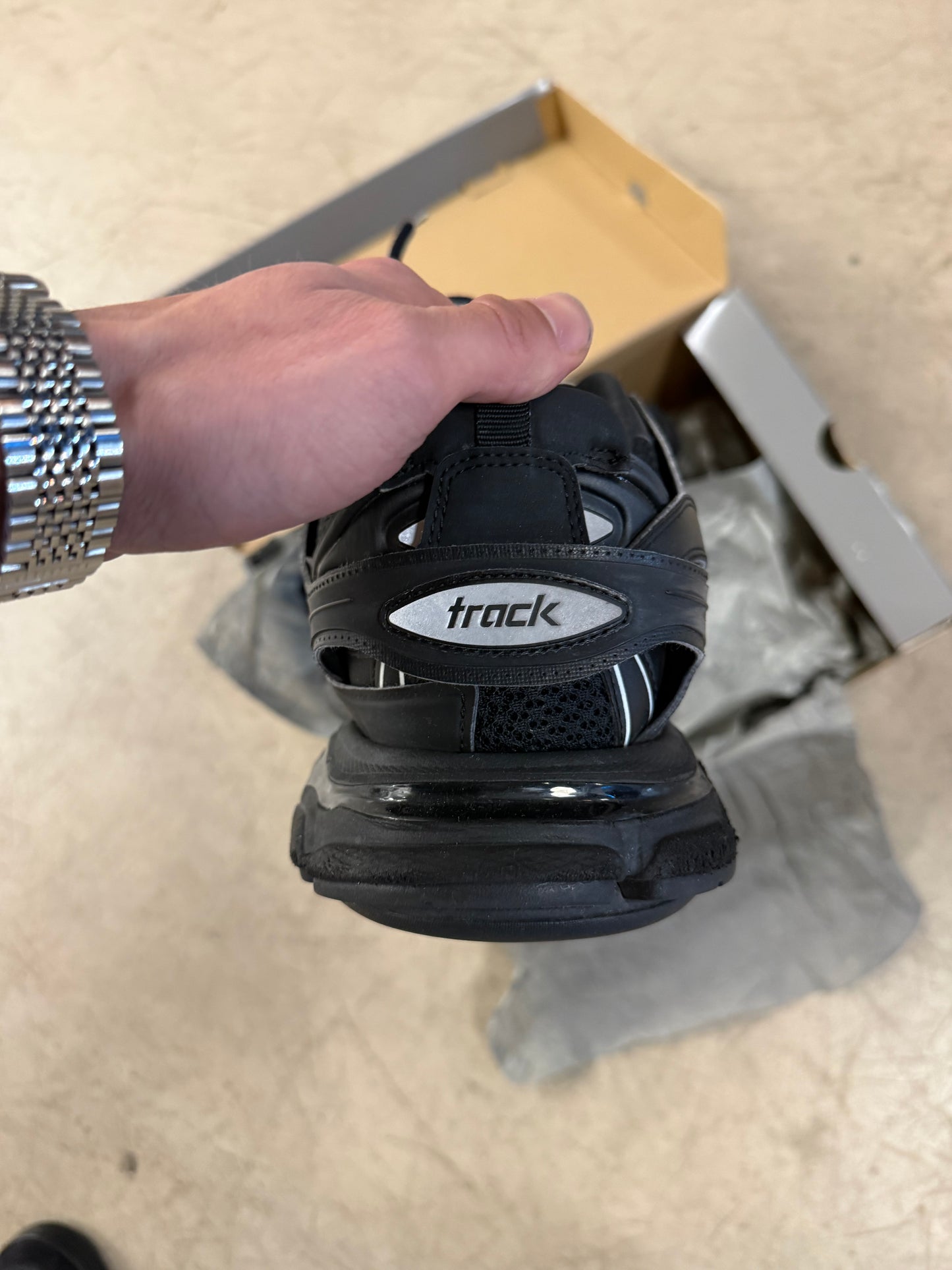 Balenciaga Track Black 44