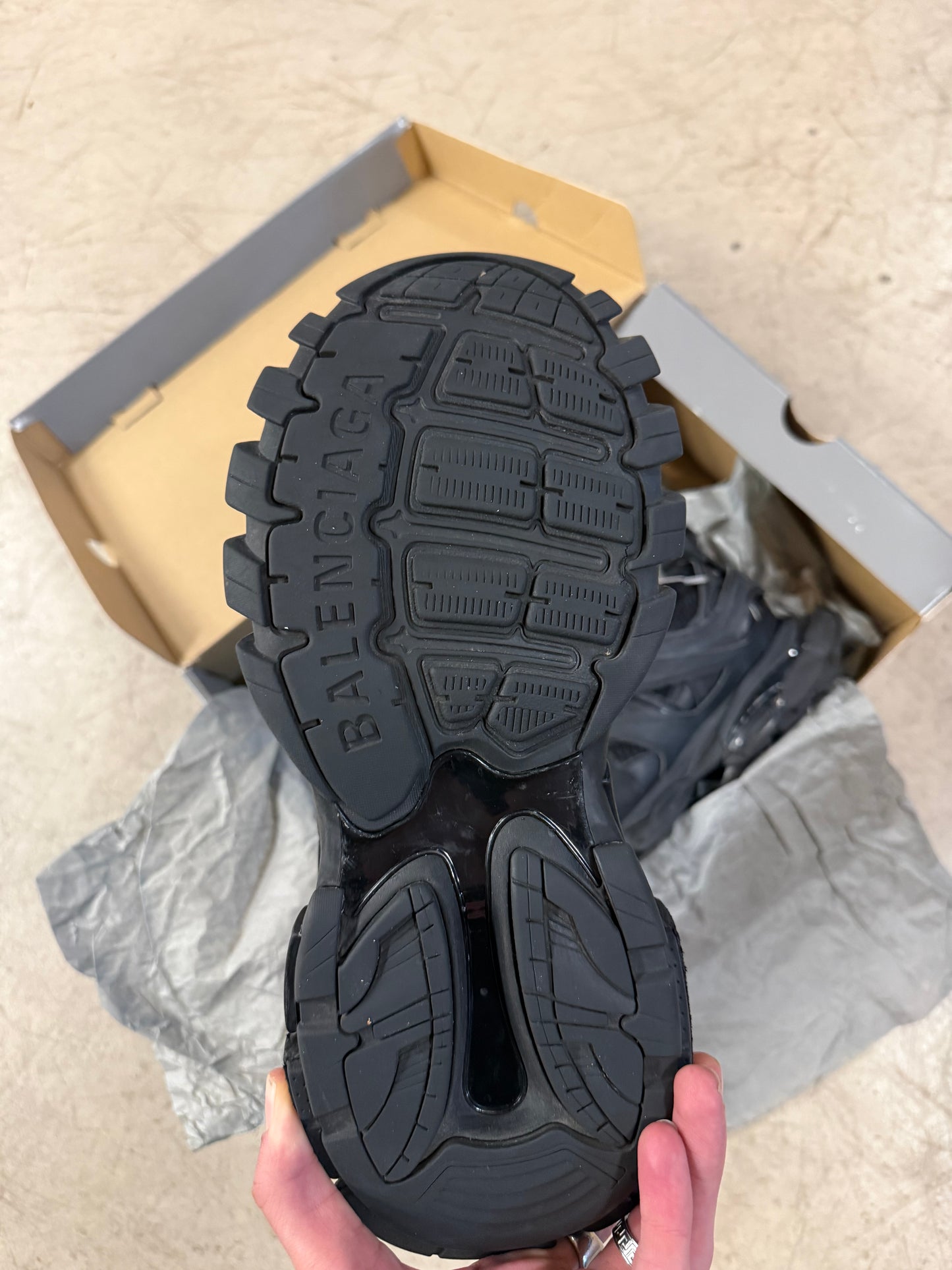 Balenciaga Track Black 44