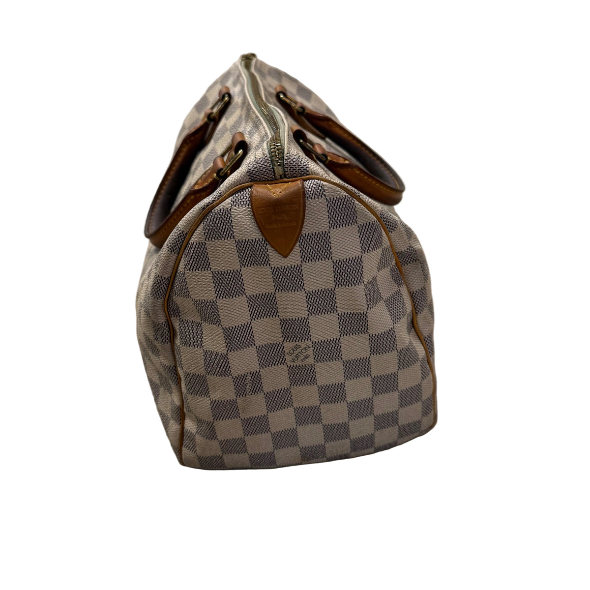 Louis Vuitton Speedy 35 Blanc Damier