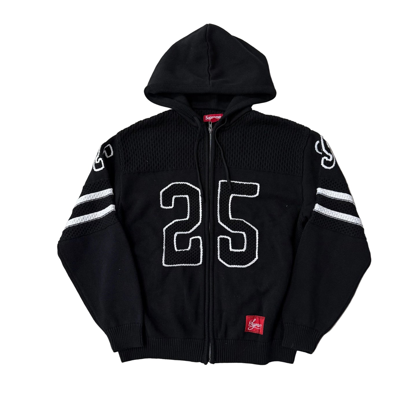Veste Zip Supreme Noir Blanc Occasion