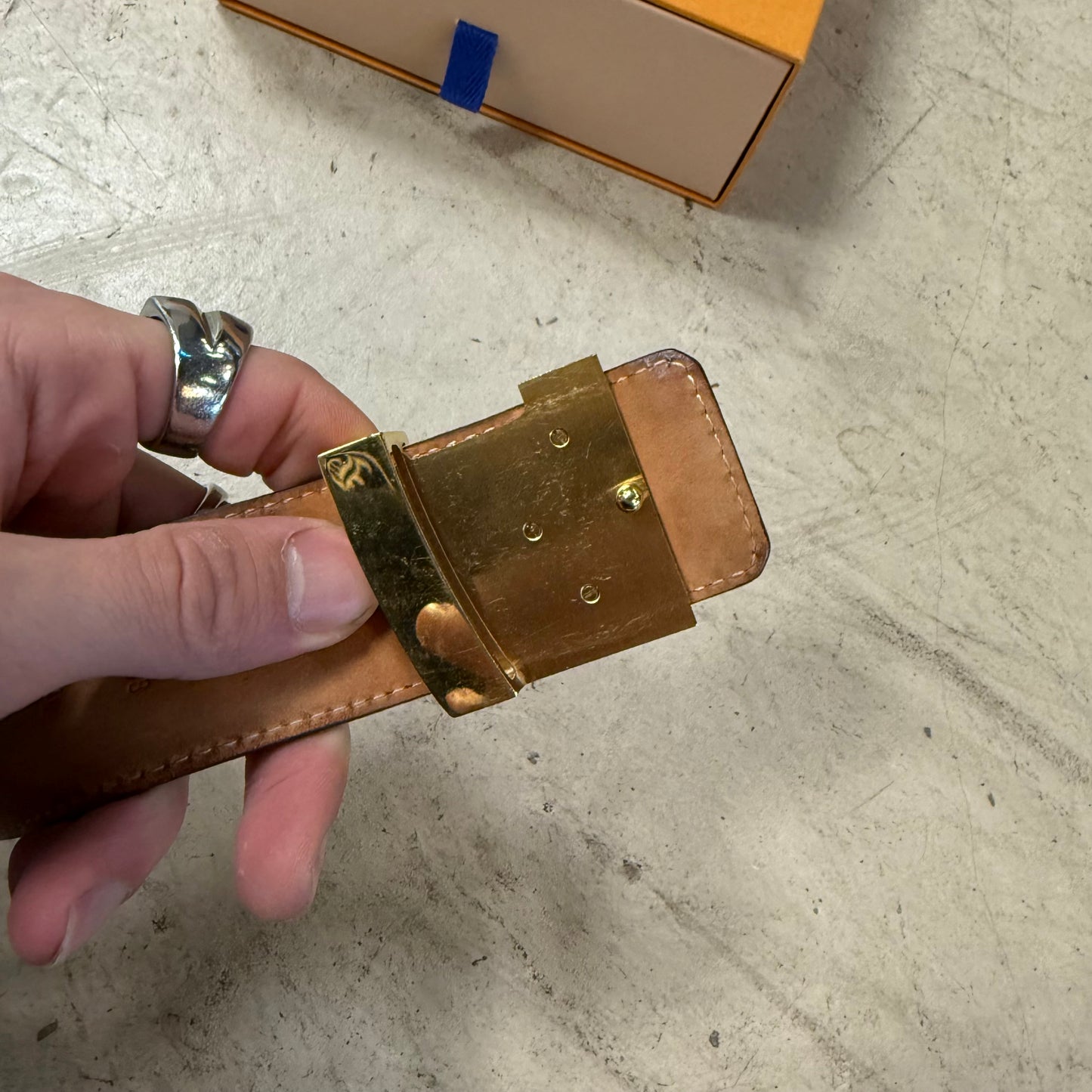 Ceinture Louis Vuitton Marron