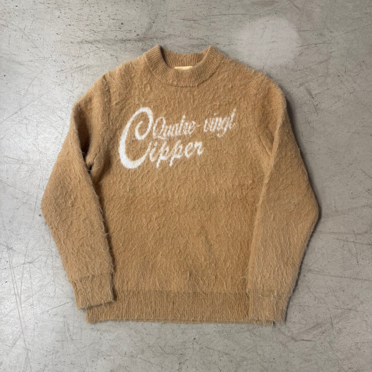 Pull Mohair 80cipper Beige