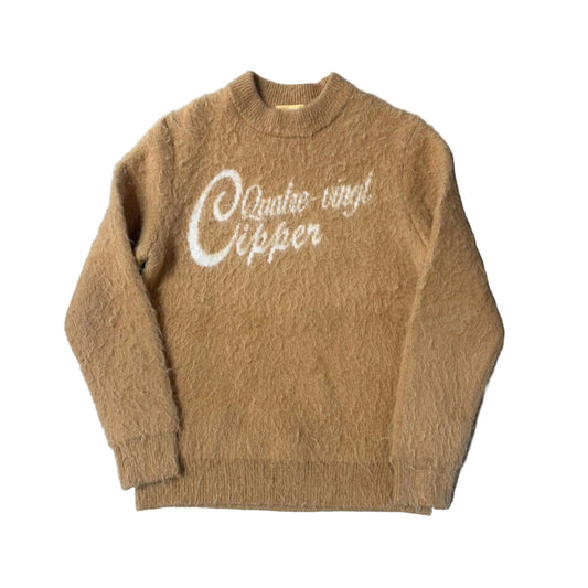 Pull Mohair 80cipper Beige