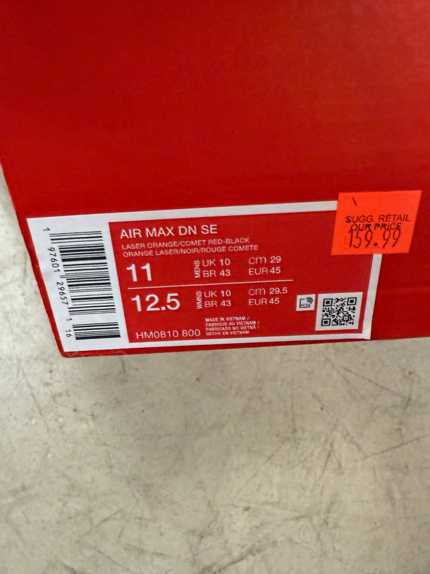 Nike Air max DN Laser Orange 45