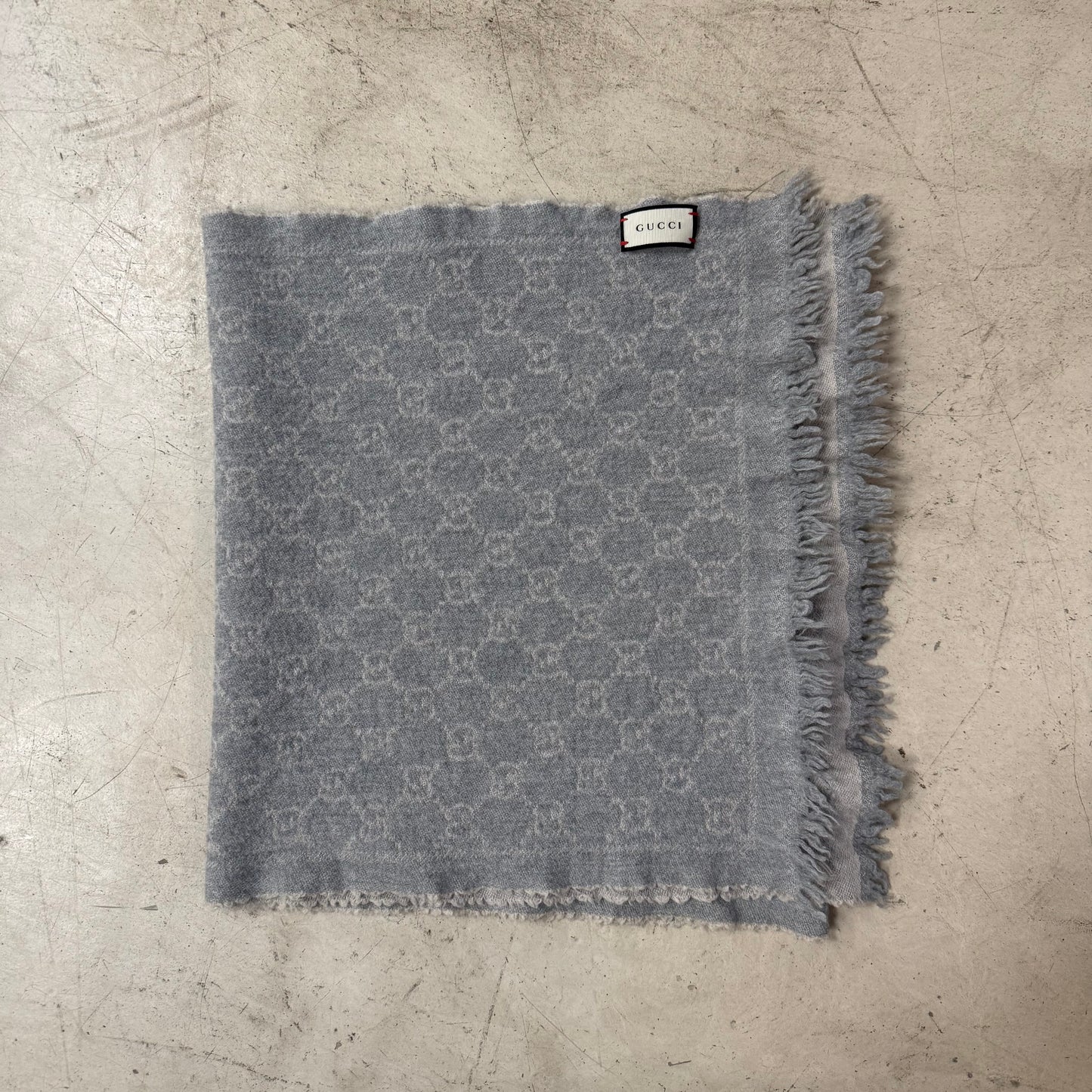 Echarpe Gucci Gris Clair