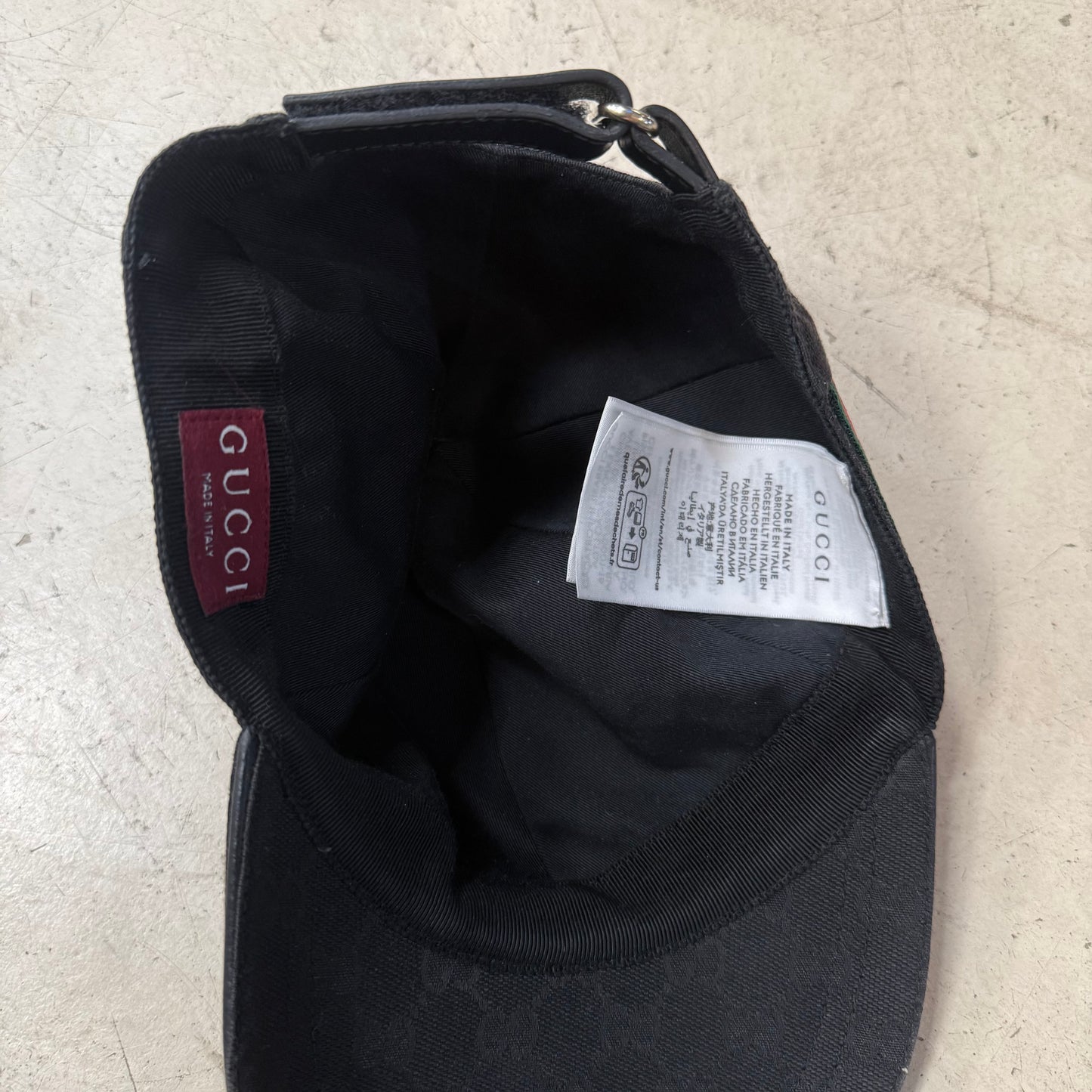 Casquette Gucci Noir