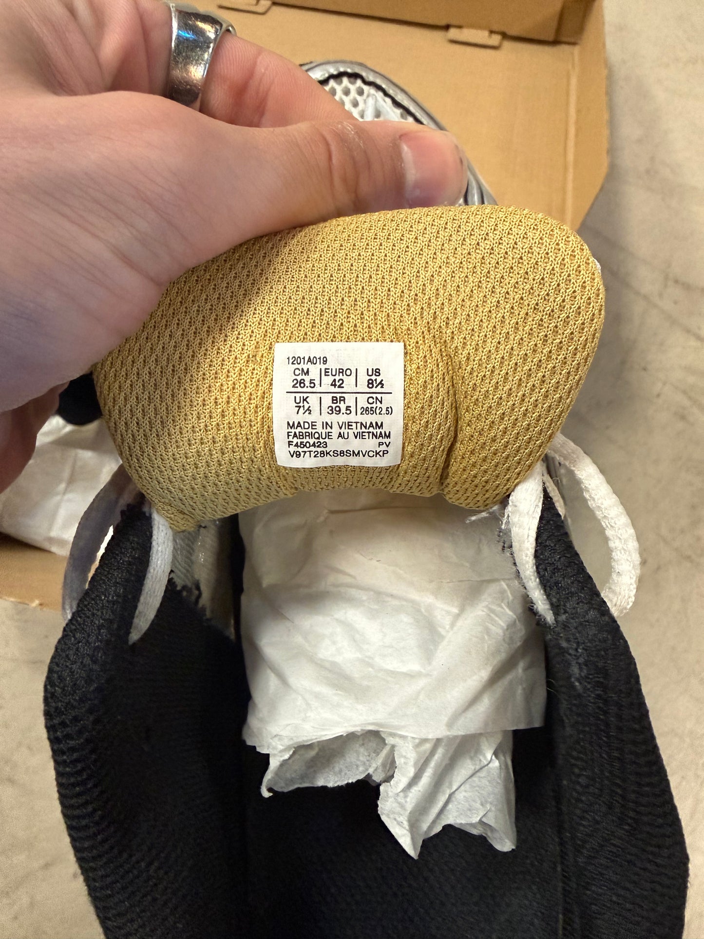 Asics Gel Kayano 14 White Gold 42