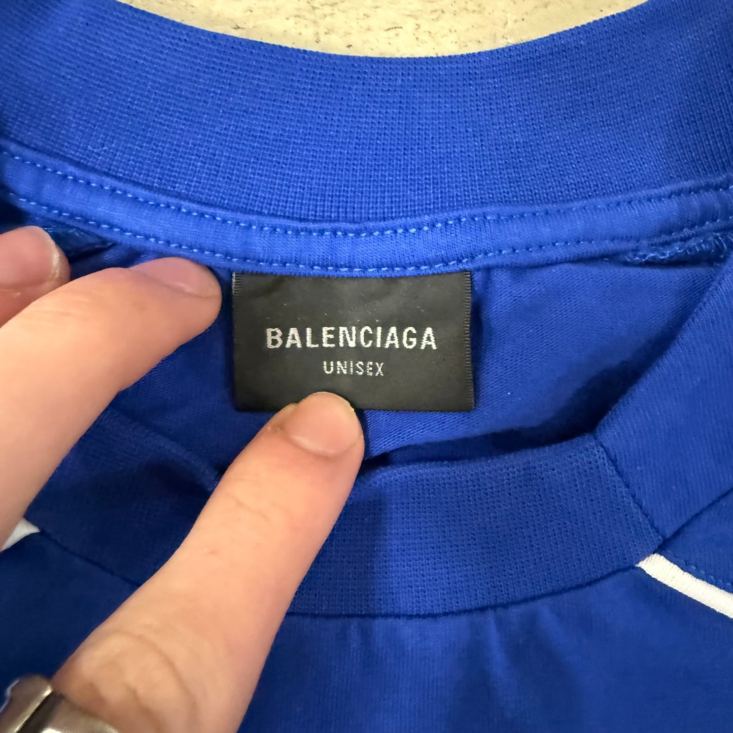 Maillot Balenciaga Bleu