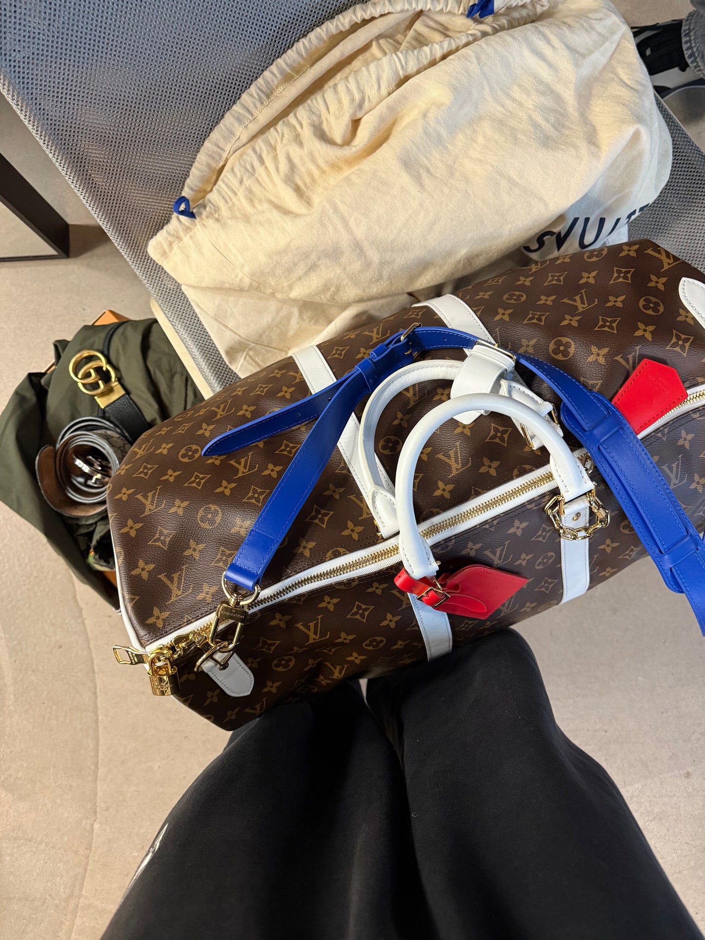Louis Vuitton Keepall 55 x NBA