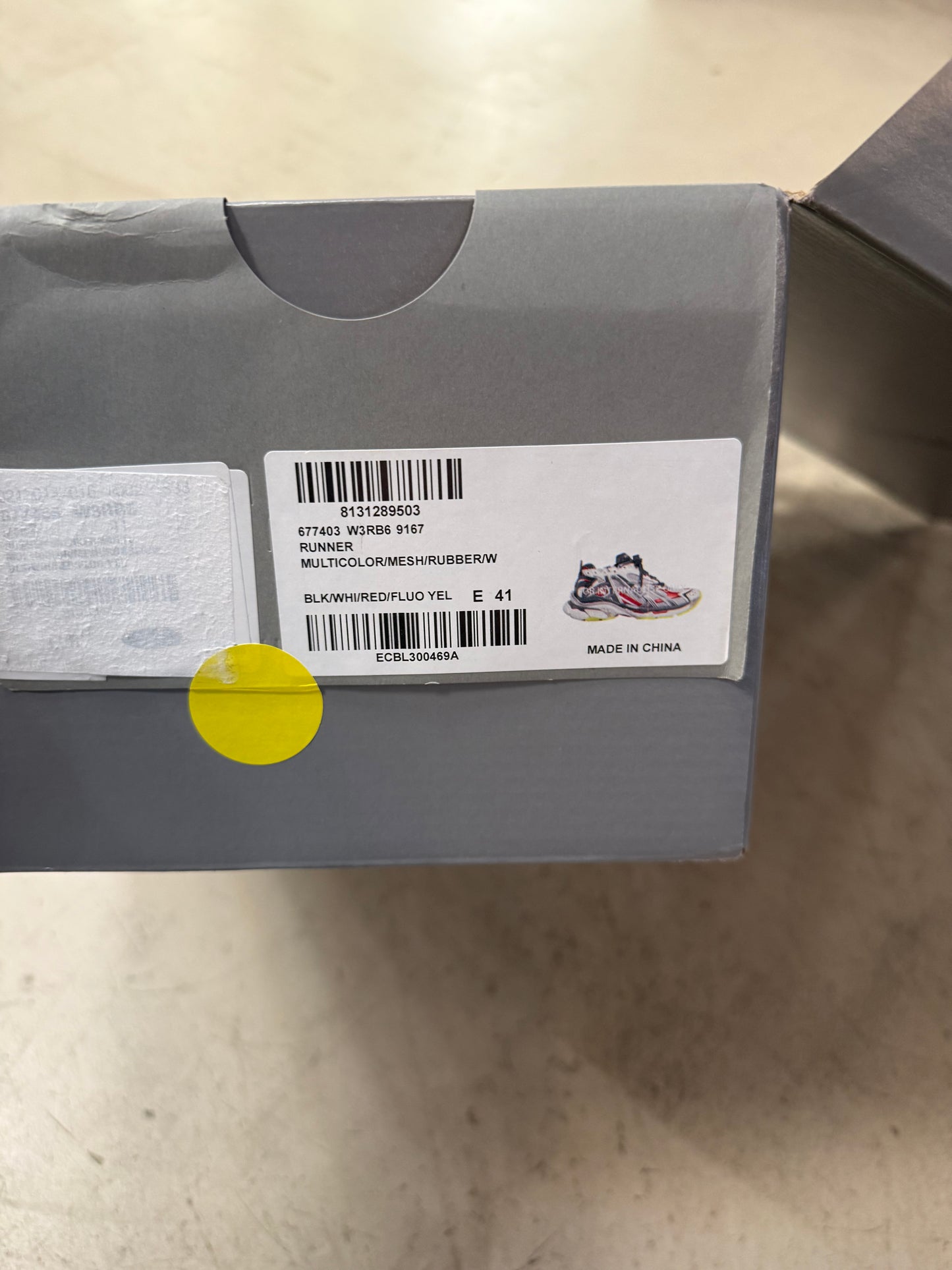 Balenciaga Runner Multi Red
