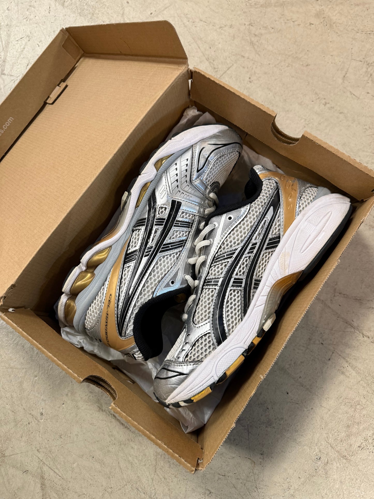 Asics Gel Kayano 14 White Gold 42