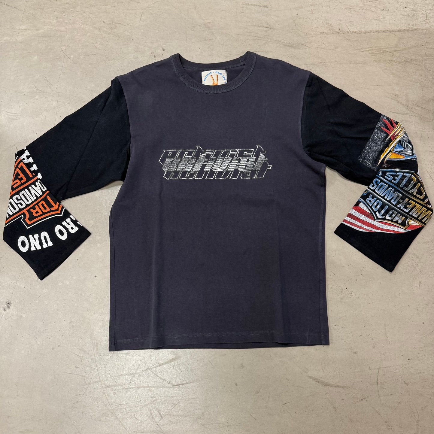 Longsleeve Rhinestones Activist Paris