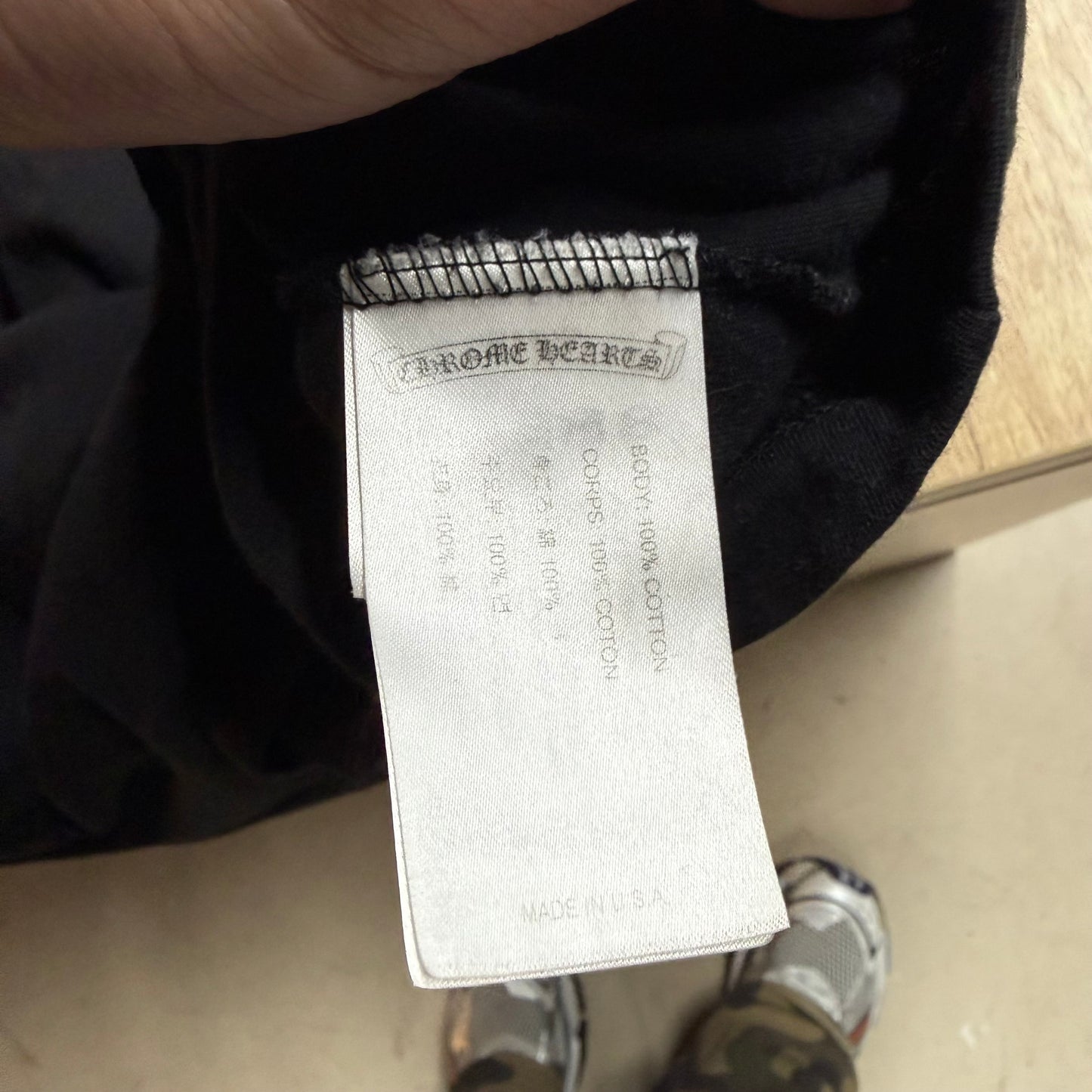 Tee Shirt Chrome Hearts pocket Fuck You