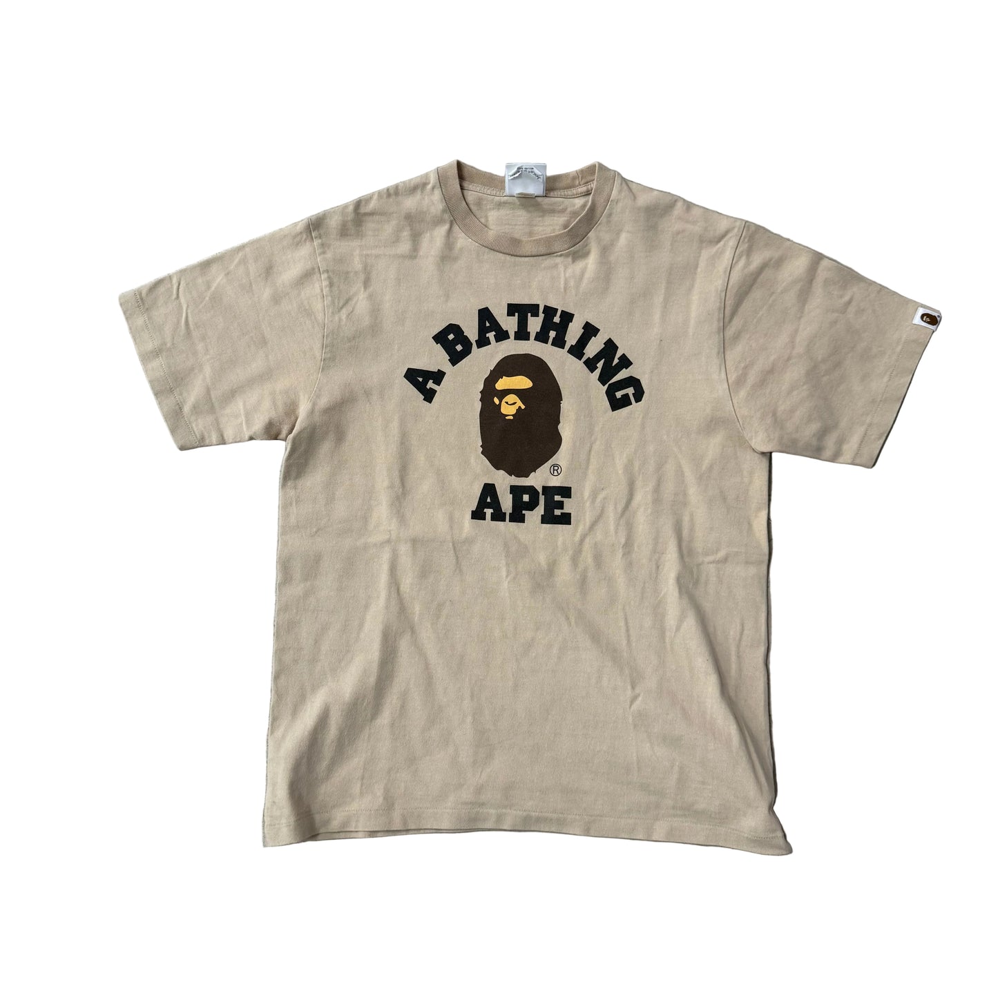 Tee Shirt Bape Beige Occasion