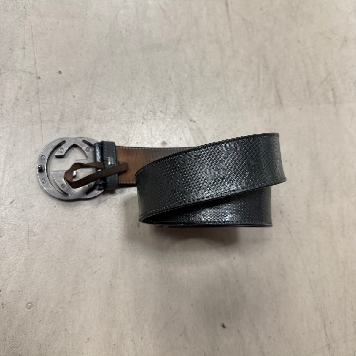 Ceinture Gucci Grise