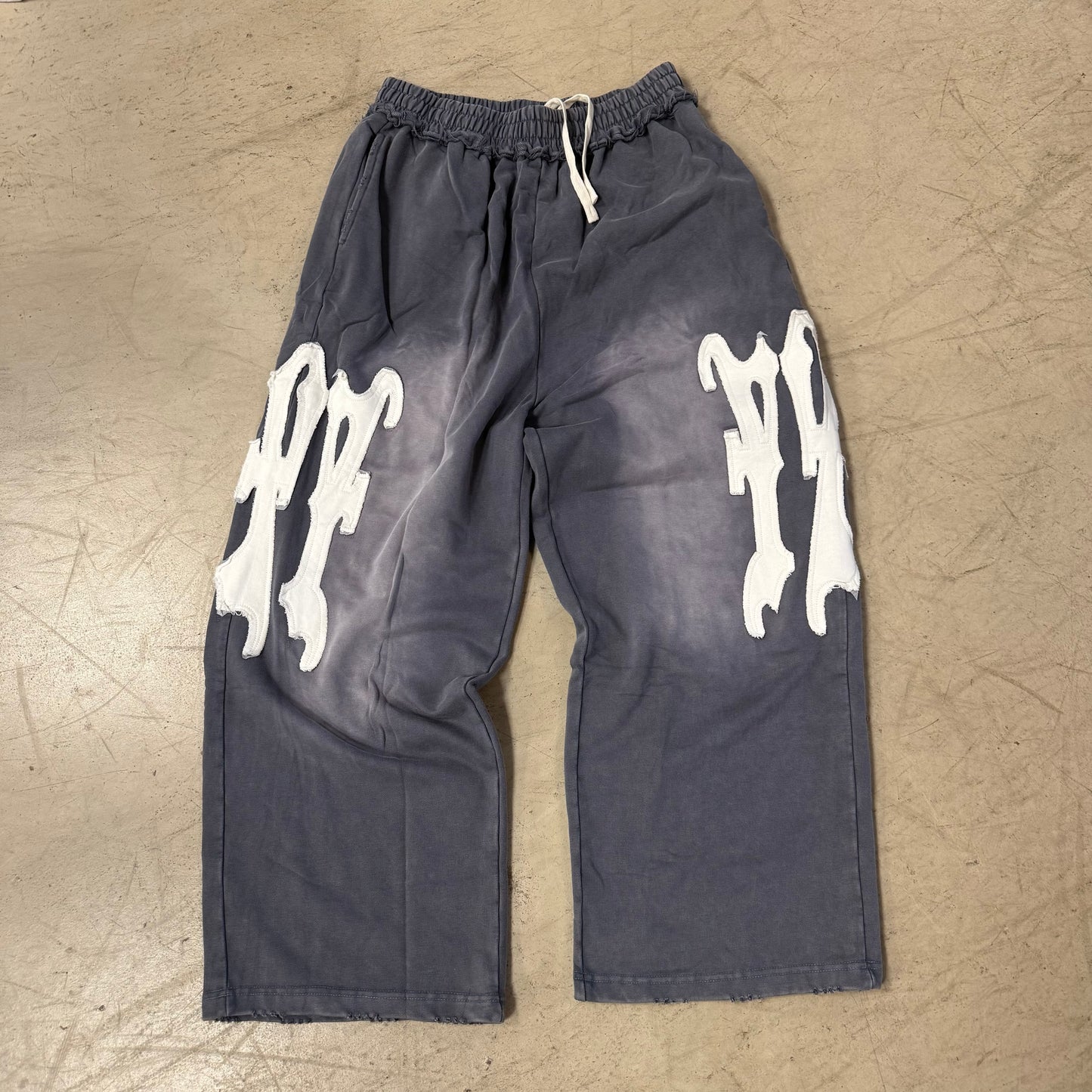 Jogging Yazki Gris Blanc