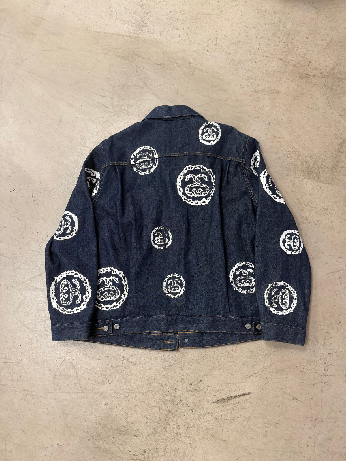 Veste en Jean Denim Tears x Stussy