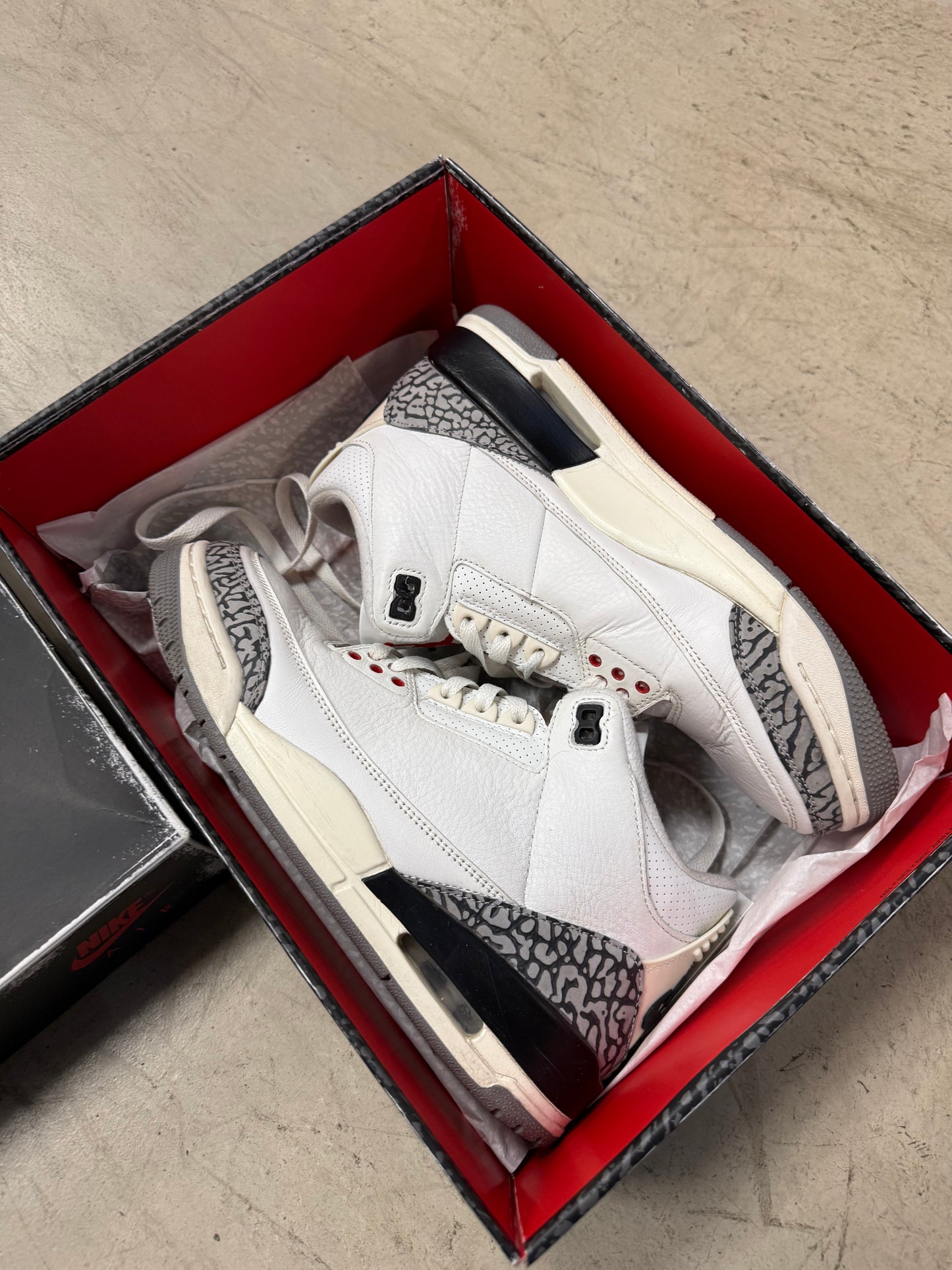 Jordan 3 White Cement 42