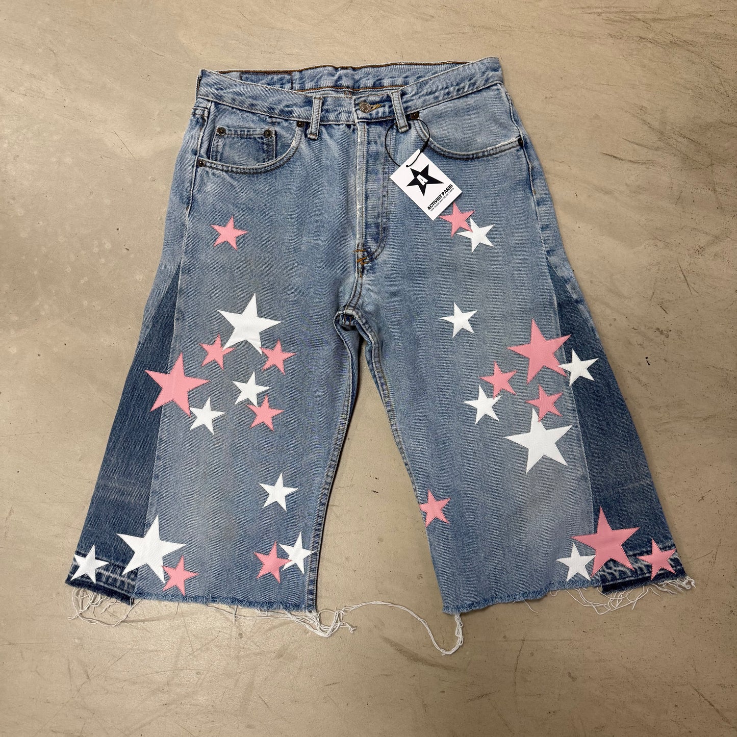 Short Activist Paris Star Denim