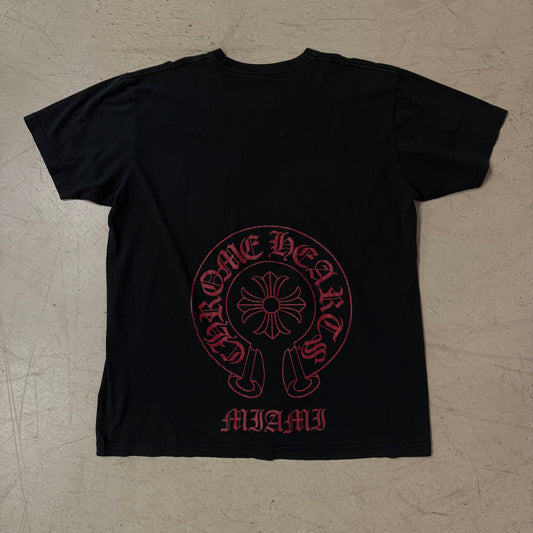Tee Shirt Chrome Hearts Miami Red