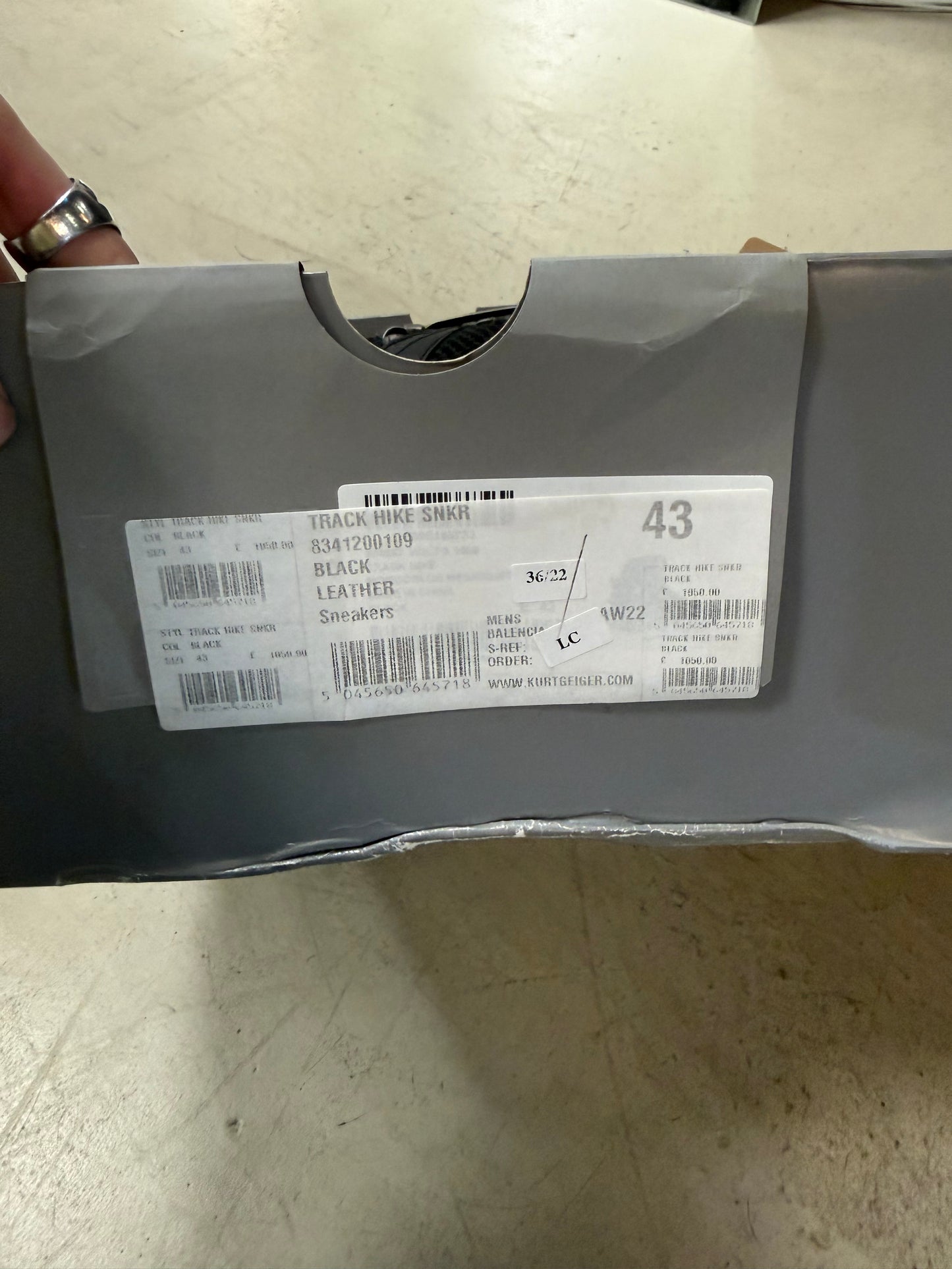 Balenciaga Track High Black 43