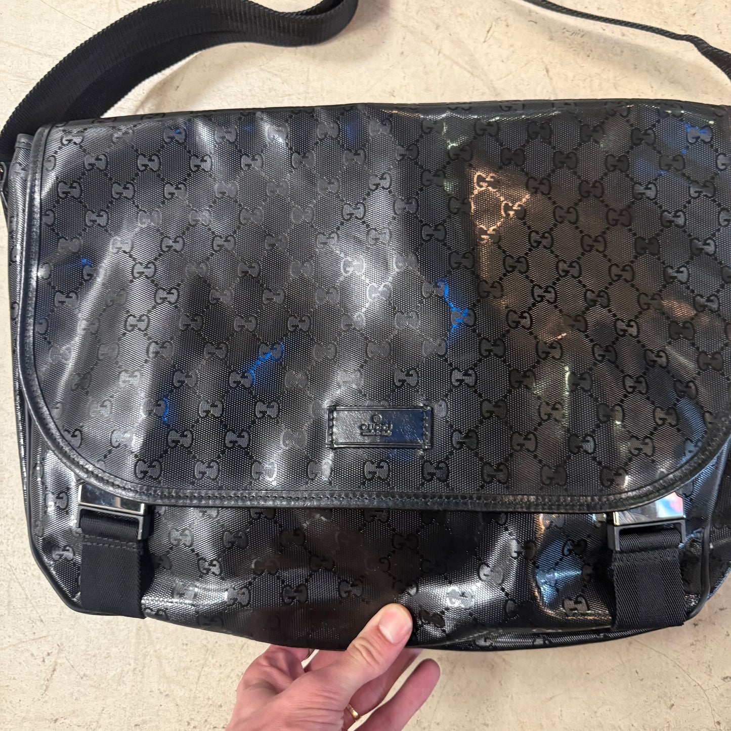 Sacoche Gucci Messenger Bag Black big size