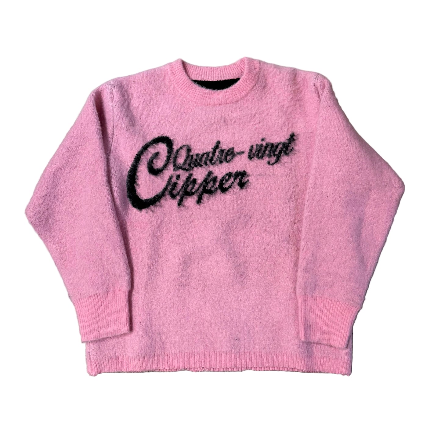 Pull Mohair 80cipper Rose