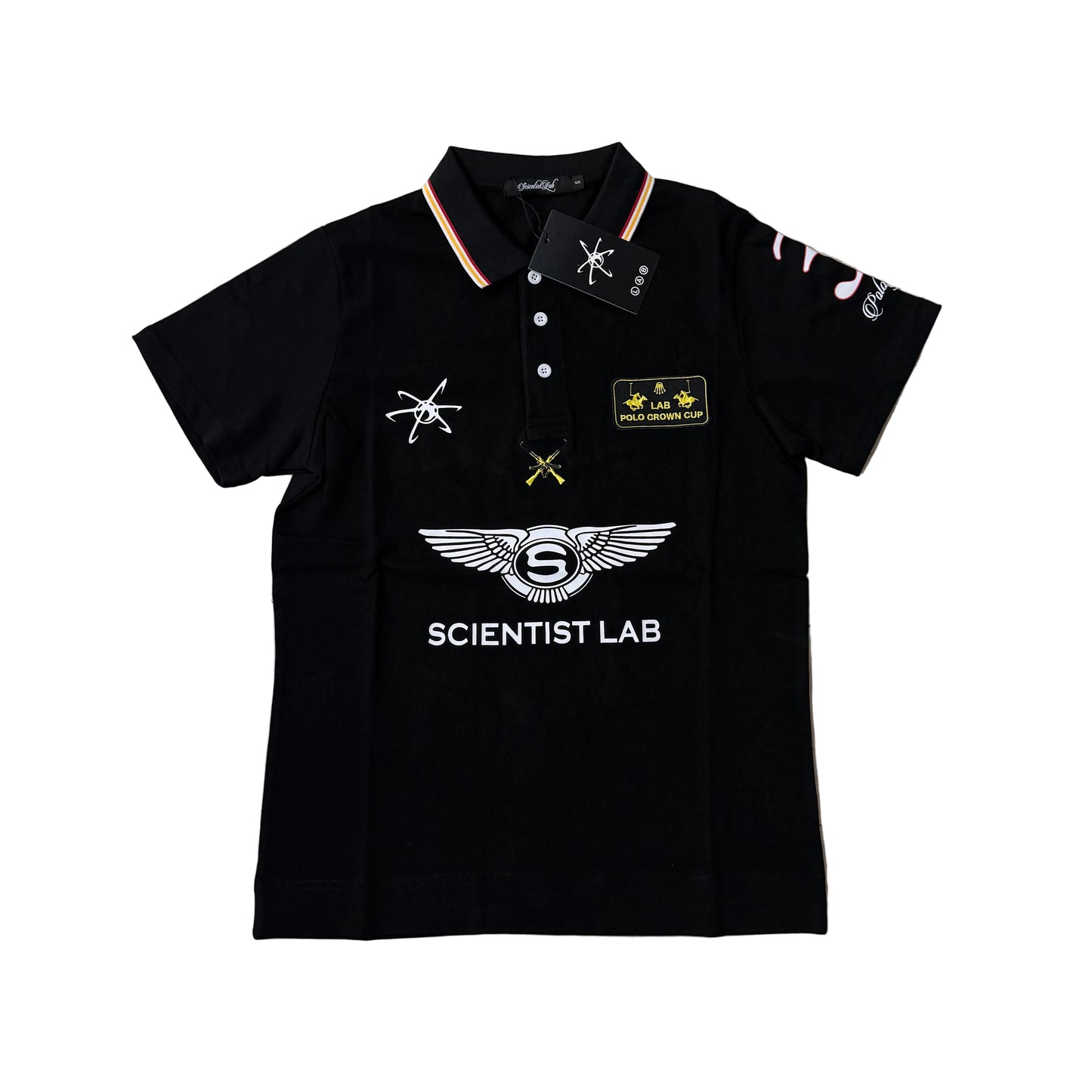 Polo Scientist Lab Noir Blanc