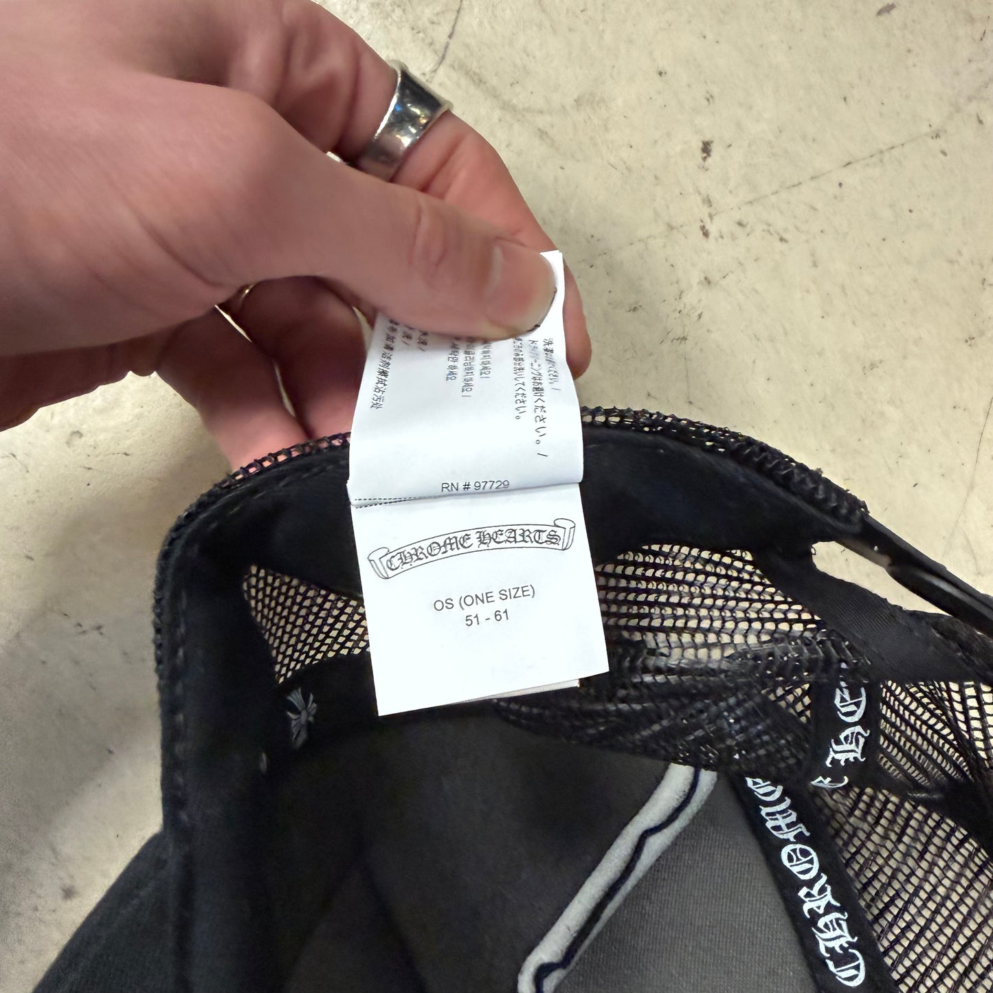 Casquette Chrome Hearts Fuck