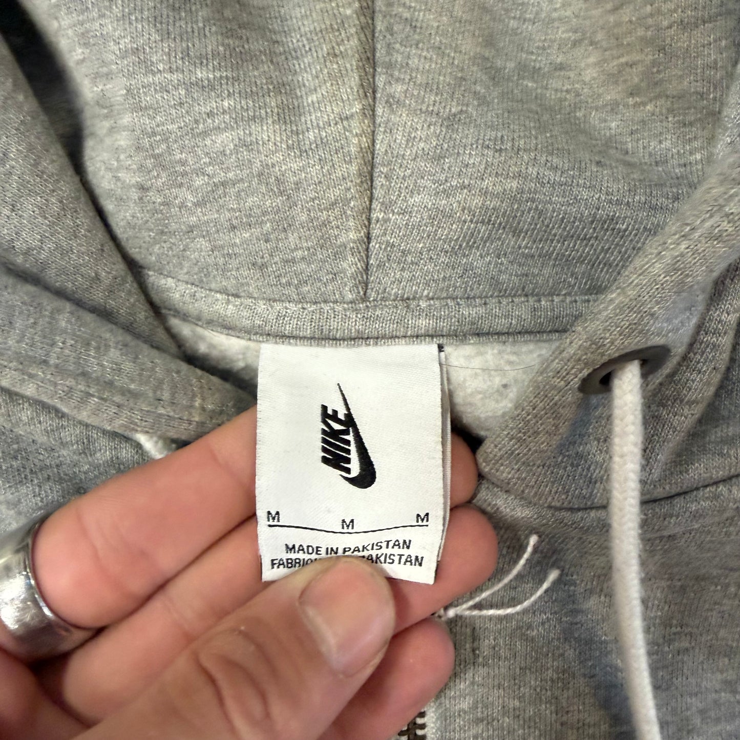 Veste Nike Solo Swoosh Grise Occasion