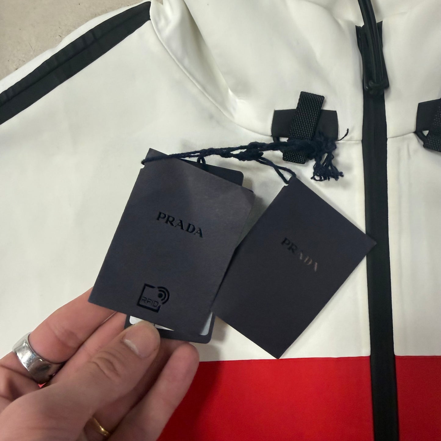 Veste Prada Nylon Blanche