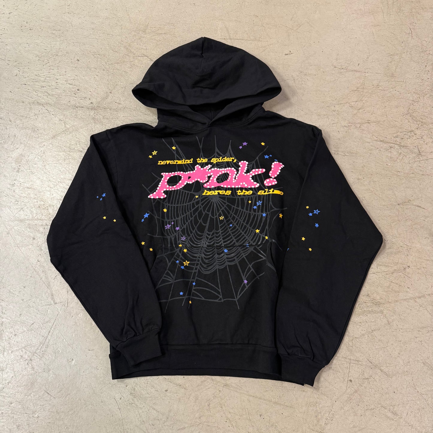 Sweat Sp5der « Pink » Noir