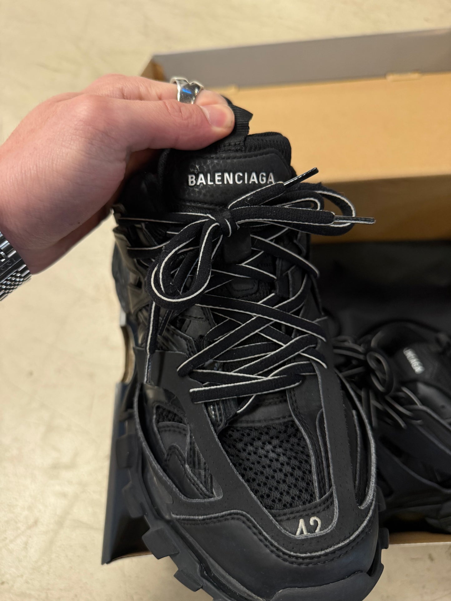 Balenciaga Track Black 42