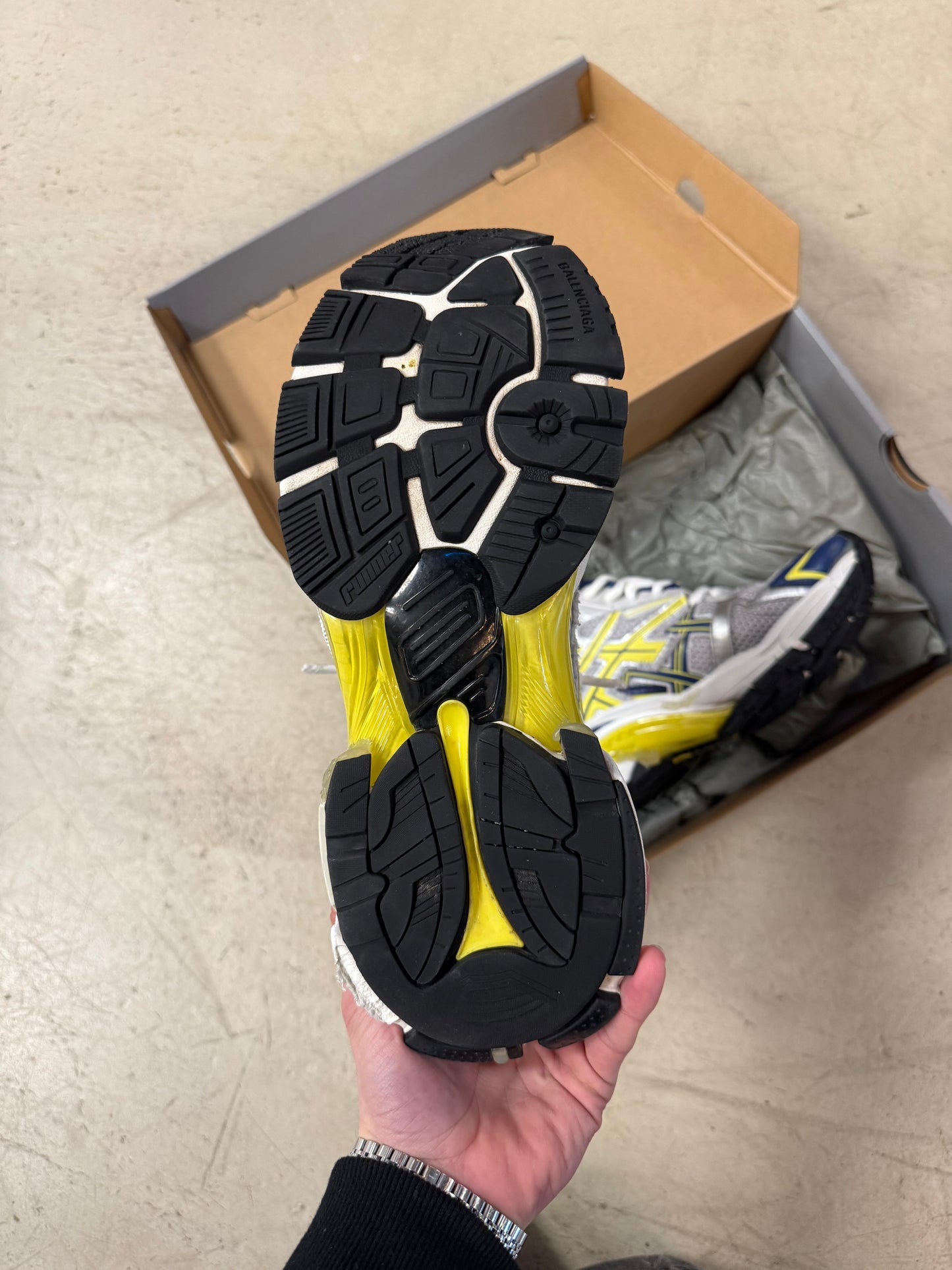 Balenciaga Runner Blue/Yellow 42