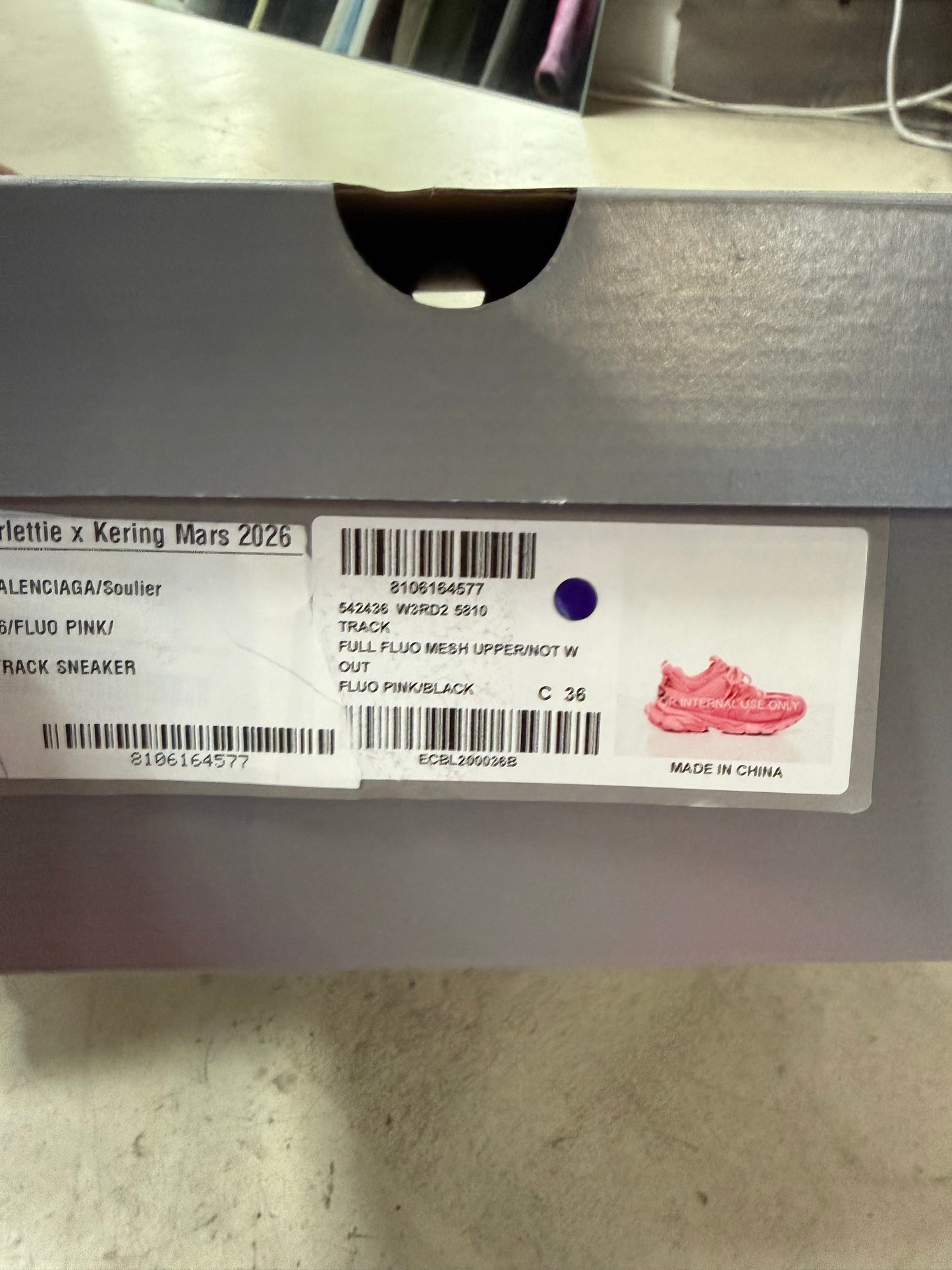 Balenciaga Track Pink 36