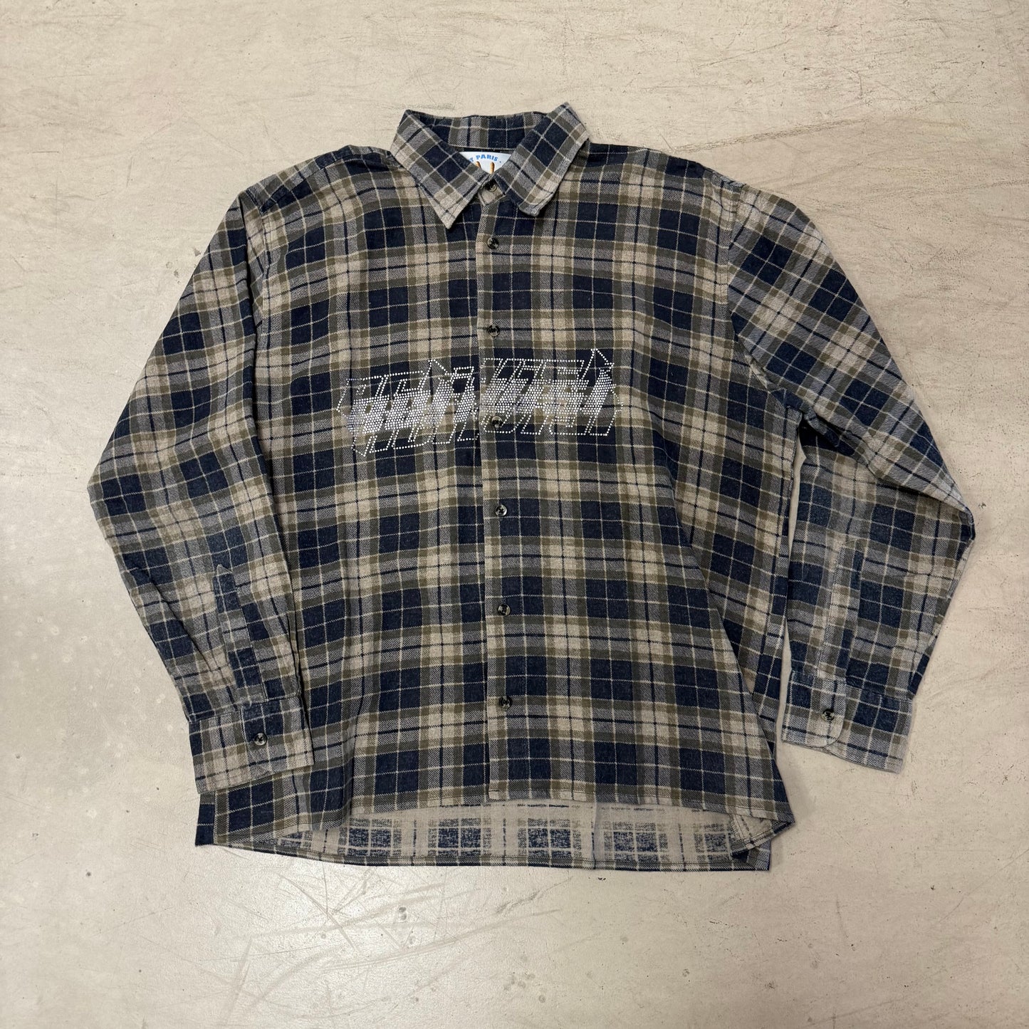 Chemise Rhinestones Activist Paris